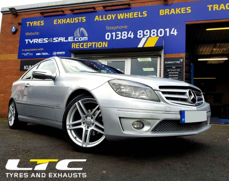 Mercedes CLC fitted with a set of 18″ DRC DMG Alloy Wheels