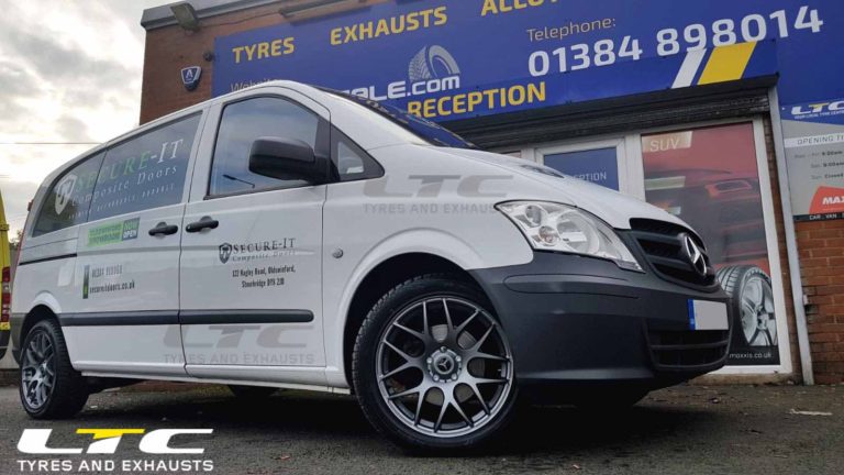 Mercedes Vito fitted with a set of MS007 FX 18″ Alloy Wheels
