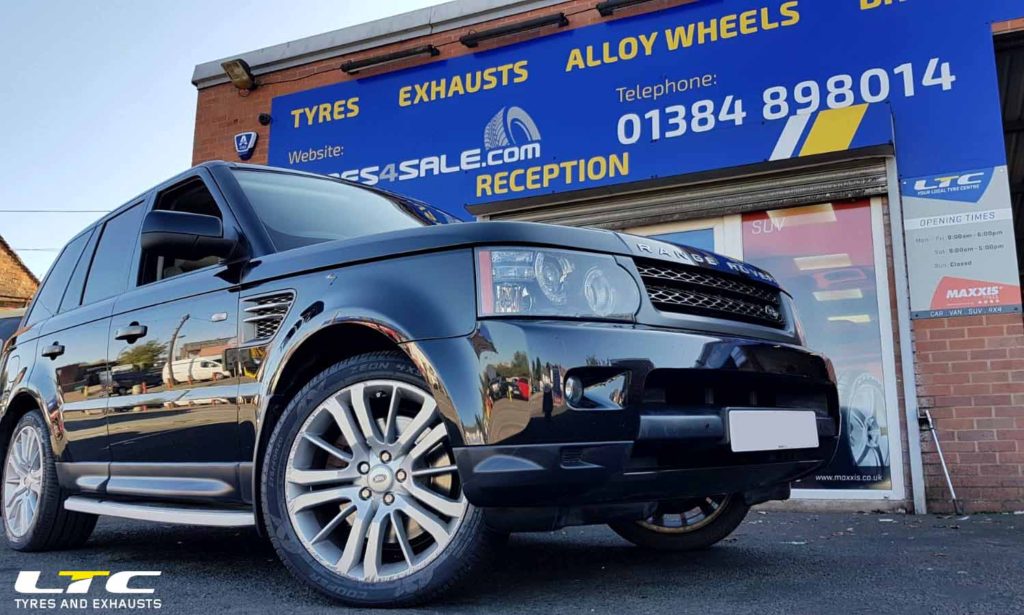 Set of 20" ZX1 Alloy Wheels fitted to Range Rover Sport