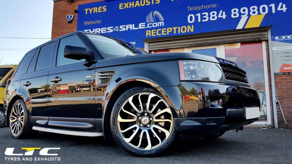 Set of 20" ZX1 Alloy Wheels fitted to Range Rover Sport