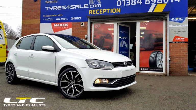 VW Santiago style 17" alloy wheels and for VW Polo