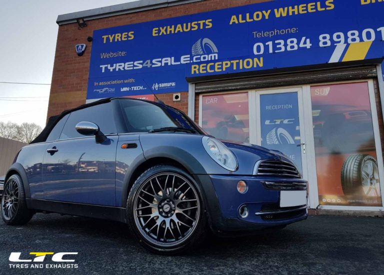 Calibre Motion 17 inch Alloy Wheels Gun Metal for Mini Convertible