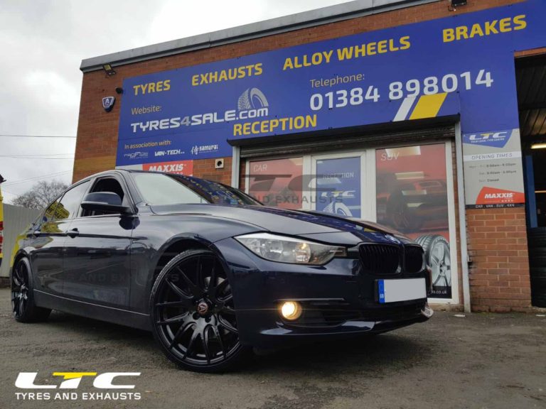 Wolfrace Munich 20″ Alloy Wheels Gloss Black for BMW 3 Series