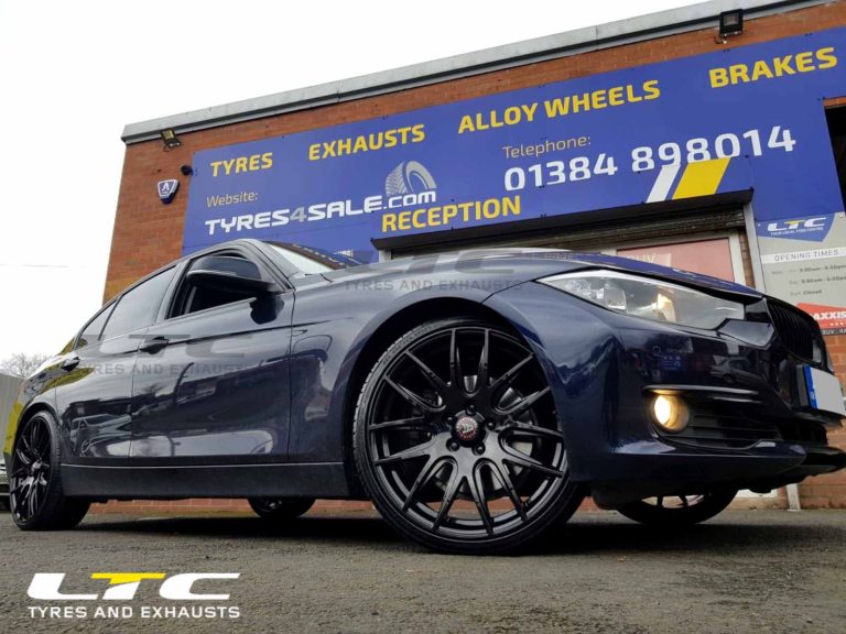 Wolfrace Munich 20″ Alloy Wheels Gloss Black for BMW 3 Series