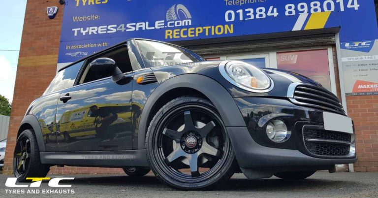 Wolfrace JDM 17" Alloy Wheels and tyres for Mini Cooper fitted by LTC Tyres and Exhausts