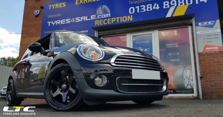 Wolfrace JDM 17" Alloy Wheels and tyres for Mini Cooper fitted by LTC Tyres and Exhausts