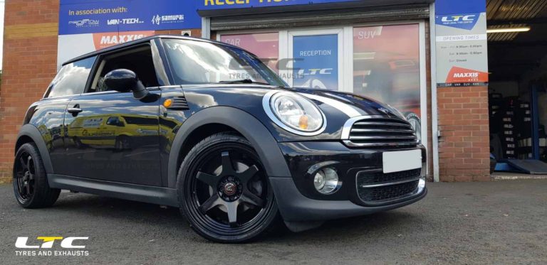 Wolfrace JDM 17" Alloy Wheels and tyres for Mini Cooper fitted by LTC Tyres and Exhausts