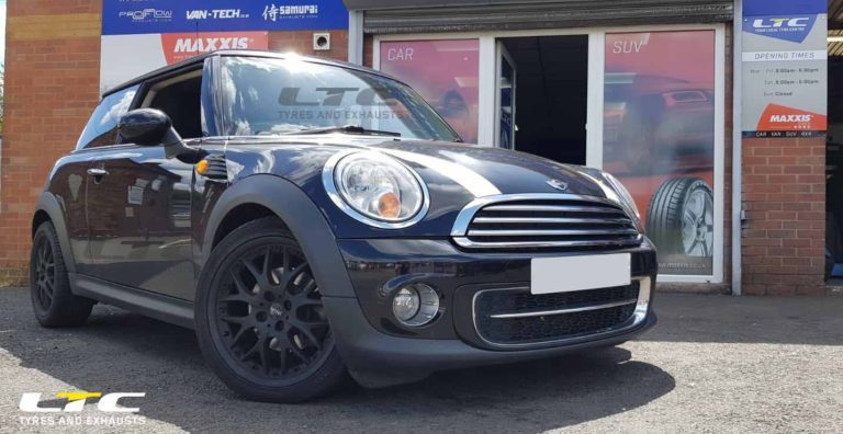 Wolfrace JDM 17" Alloy Wheels and tyres for Mini Cooper fitted by LTC Tyres and Exhausts
