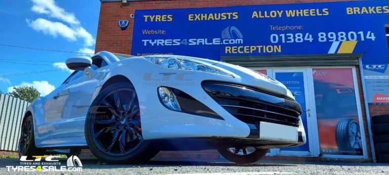 Alloy Wheel Refurbishment Powder Coating and Brake Caliper Painting for Peugeot RCZ