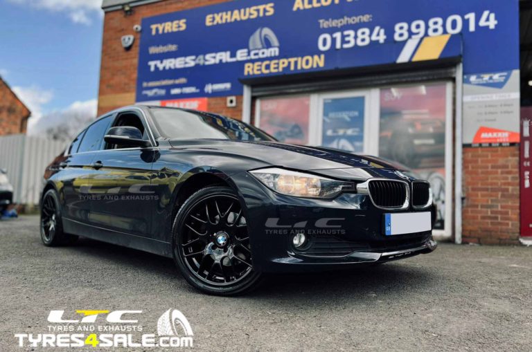 Romac Radium Gloss Black 18" Alloy Wheels for BMW 3 series