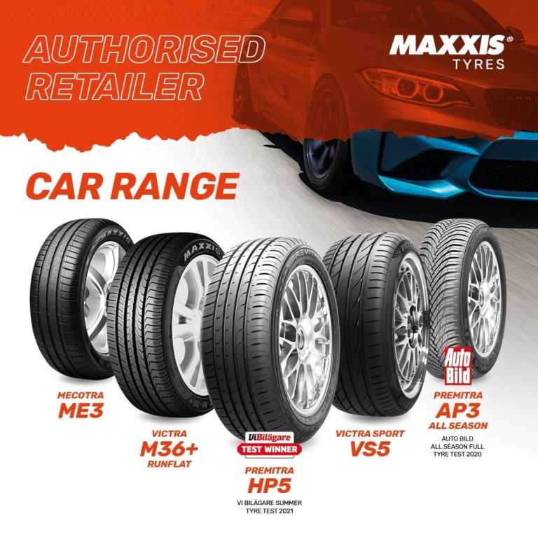 The Maxxis Car Tyre range at a glance