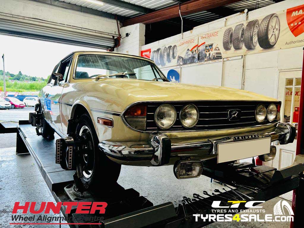 Hunter Hawkeye 4 Wheel Alignment Tracking available at LTC Tyres and Exhausts