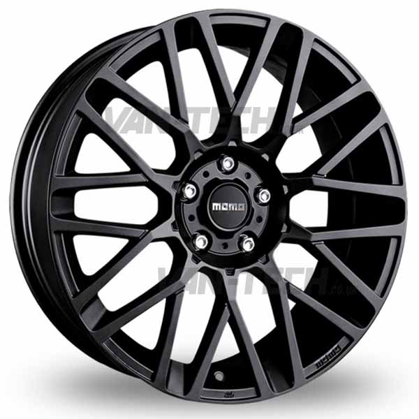 VW T5 T5.1 T6 Momo Revenge Alloy Wheels 18″ Matte Black