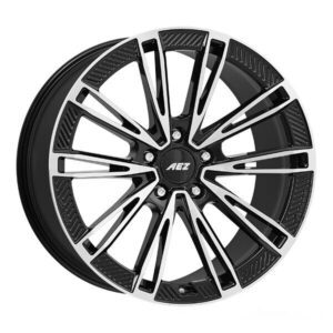 AEZ Alaska Dark 20" Alloy Wheels - Black and Polished