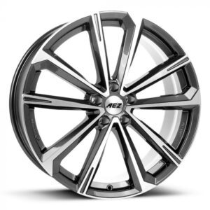 AEZ Aruba Dark Alloy Wheels - Gunmetal and Polished
