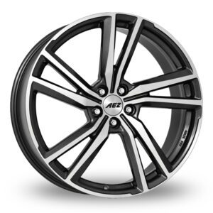 AEZ North Dark 20" Alloy Wheels - Gunmetal and Polished