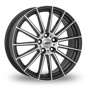 AEZ Steam Alloy Wheels - Gunmetal & Polished