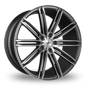 Calibre CC-1 Alloy Wheels - Gunmetal and Polished
