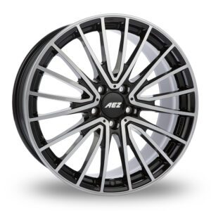 AEZ Berlin Dark 19" Alloy Wheels - Black and Polished