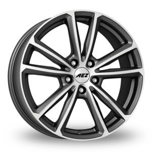 AEZ Tioga Titan Alloy Wheels - Graphite Matt & Polished
