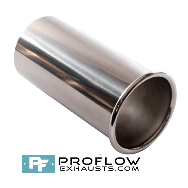 Round Exhaust Tailpipe TX068 Stainless Steel Outward-Rolled Round Exhaust Tailpipe TX068 Stainless Steel Outward-Rolled