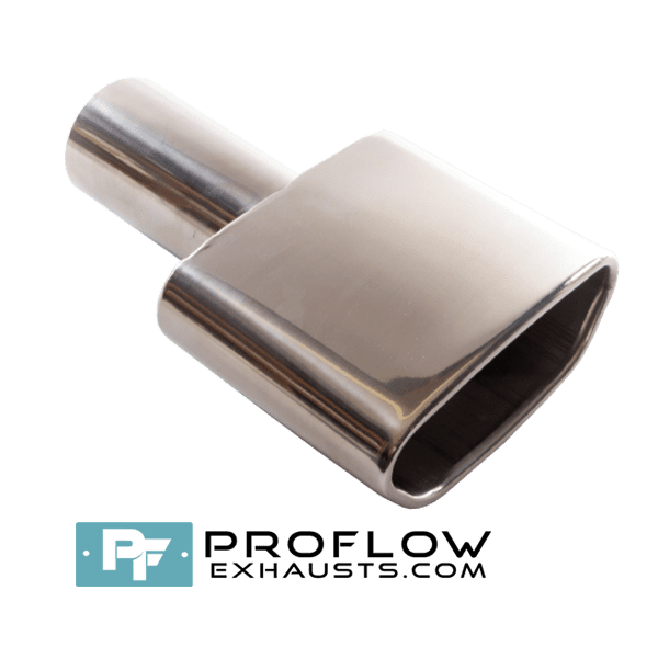 Oval VXR-Style Exhaust Tailpipe TX006 Stainless Steel - 158mm x 70mm | 6.22″ x 2.75″ - Proflow Oval VXR-Style Exhaust Tailpipe TX006 Stainless Steel - 158mm x 70mm | 6.22″ x 2.75″ - Proflow