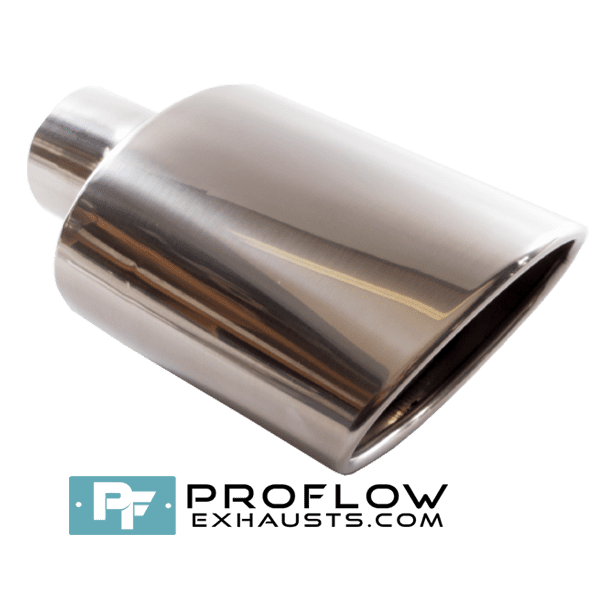 Oval Slash Exhaust Tailpipe TX058 Stainless Steel with Insert - 153mm x 102mm | 6″ x 4″ - Proflow Oval Slash Exhaust Tailpipe TX058 Stainless Steel with Insert - 153mm x 102mm | 6″ x 4″ - Proflow
