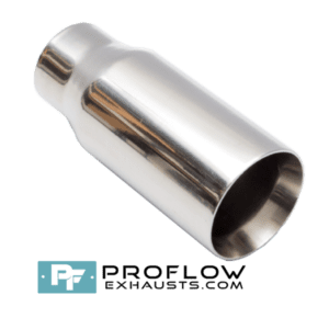 Round Exhaust Tailpipe TX156 Stainless Steel - 76mm / 3″ - Proflow