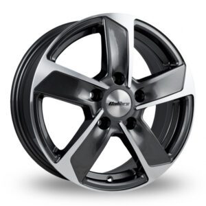 CALIBRE Freeway Alloy Wheels - Gunmetal & Polished