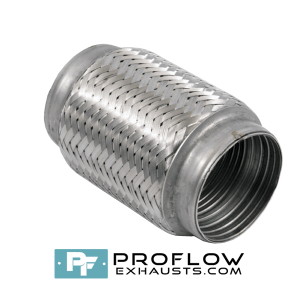 Stainless Steel Exhaust Flexi Pipe 3″/8″ (76mm/202mm) - Proflow Stainless Steel Exhaust Flexi Pipe 3″/8″ (76mm/202mm) - Proflow