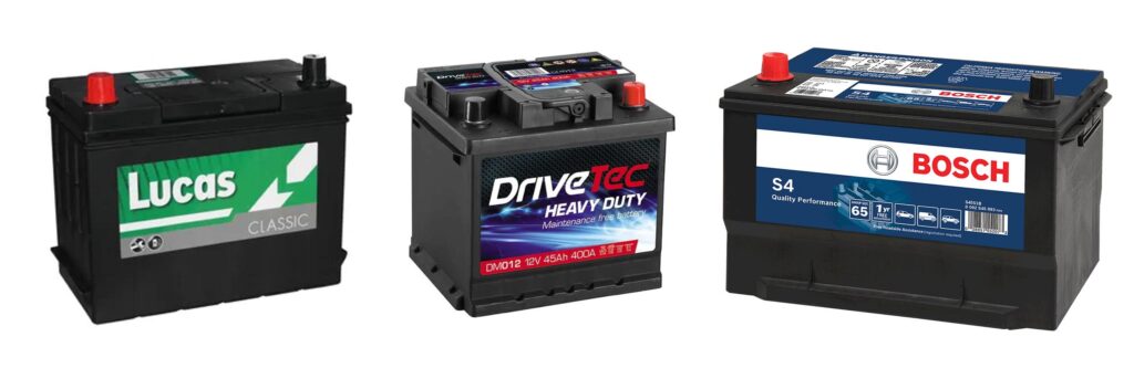 Lucas, Drive-Tech and Bosch car batteries in stock at LTC Tyres and Exhausts