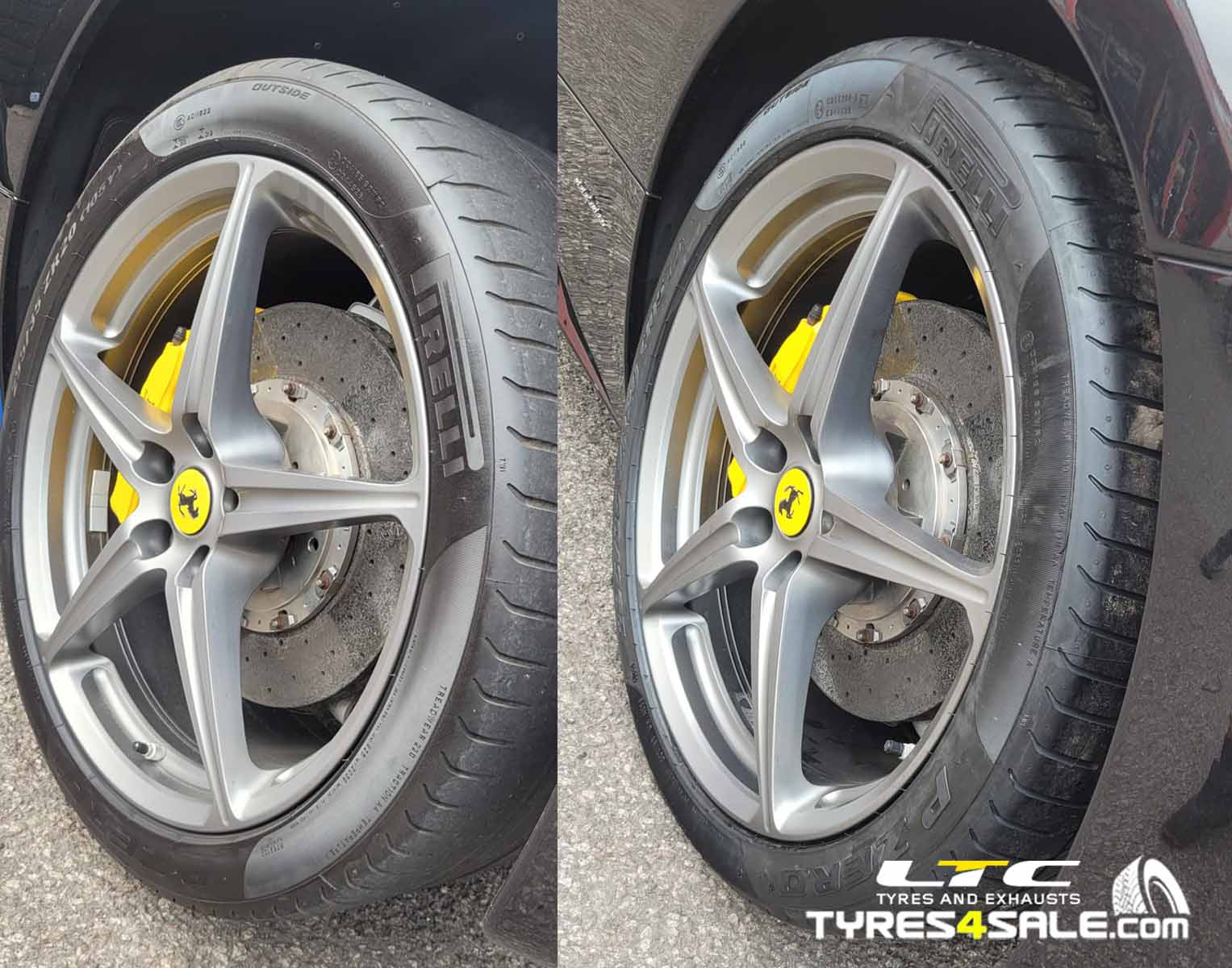 Pirelli Pzero 295/35ZR20 105Y XL | FERRARI Tyres available at LTC Tyres and Exhausts