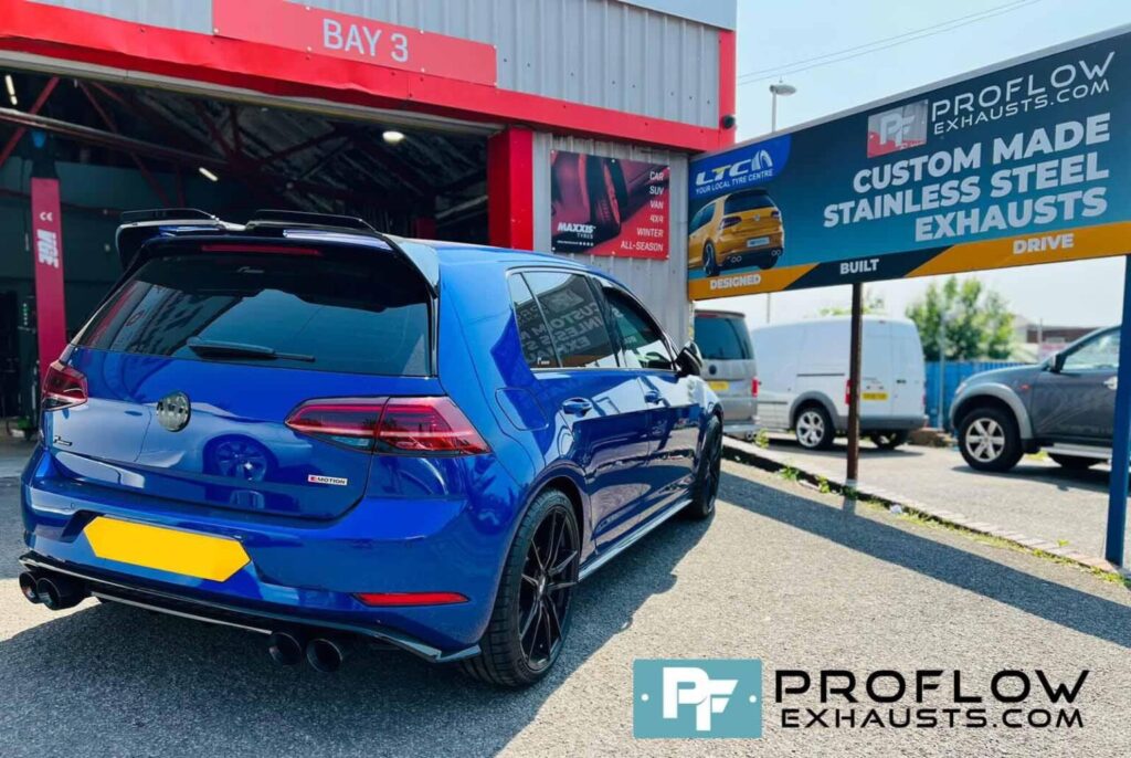 VW Gold stainless steel exhaust system, cat back, back box, tailpipes, LTC Tyres 
