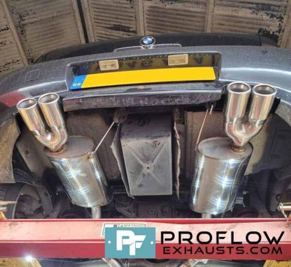 Dual exhaust back box, twin exhaust, custom exhaust, Kingswinford tyres and exhausts 