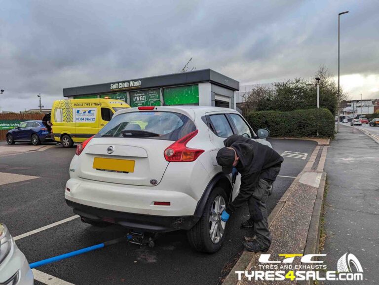 Mobile Tyre Fitting Service - At Home, Work, Petrol Garages, Roadside and more