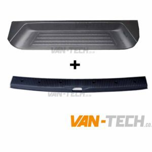 VW T5 T5.1 T6 Interior Deep Step & Threshold Cover Tailgate, Van-Tech Supply and fit accessories for VW Transporter T4, T5 and T6. LTC Tyres