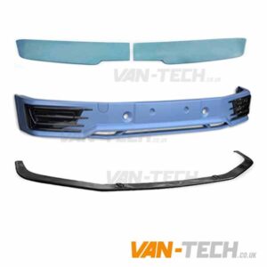 VW T6 Sportline Bumper Lower Splitter and Barn Door Spoiler VW T6 Sportline Bumper Lower Splitter and Barn Door Spoiler will Transform the look of your VW Transporter T6 at a fraction of main dealer prices. Please note this product is on pre-order stock is due towards the end of August 2020 FREE SHIPPING to most of the UK!! (Scottish Highlands and Northern Ireland not included) VW T6 Sportline Bumper Lower Splitter and Barn Door Spoiler Product Features: Stylish finish at fraction of main dealer prices Made from sturdy high quality plastic not fibre glass Solid construction for serious strength Tailor made for the VW T6 Transporters Rear Spoiler for Barn Door Models Primed and ready to be painted Kit Includes: Sportline Bumper Gloss Black Lower Splitter Rear Barn Door Spoiler