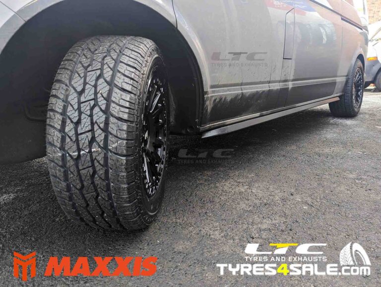 Bola B30 Alloy Wheels and a set of All-Terrain Tyres Maxxis Bravo Series AT-771 for VW Transporter T6.1