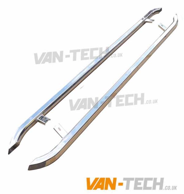 VW-T5-T5.1-T6-Sportline-Side-Bars-Angular-Stainless-Steel-600x632 VW T5 T5.1 Sportline Side Bars Angular Stainless Steel SWB