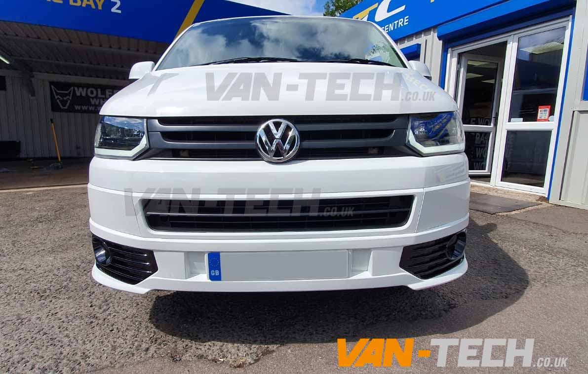 VW-T5.1-Transporter-Upgrade-Parts-and-AccessoriesFront-Bumper-Rear-Bumper-Sportline-Front-Lower-Bumper-Blanking-Inserts-and-a-set-of-new-style-Light-Bar-Headlights-with-Dynamic-Idica-5 VW Transporter T5.1 Light Bar Headlights Dynamic Indicators 2010-2015