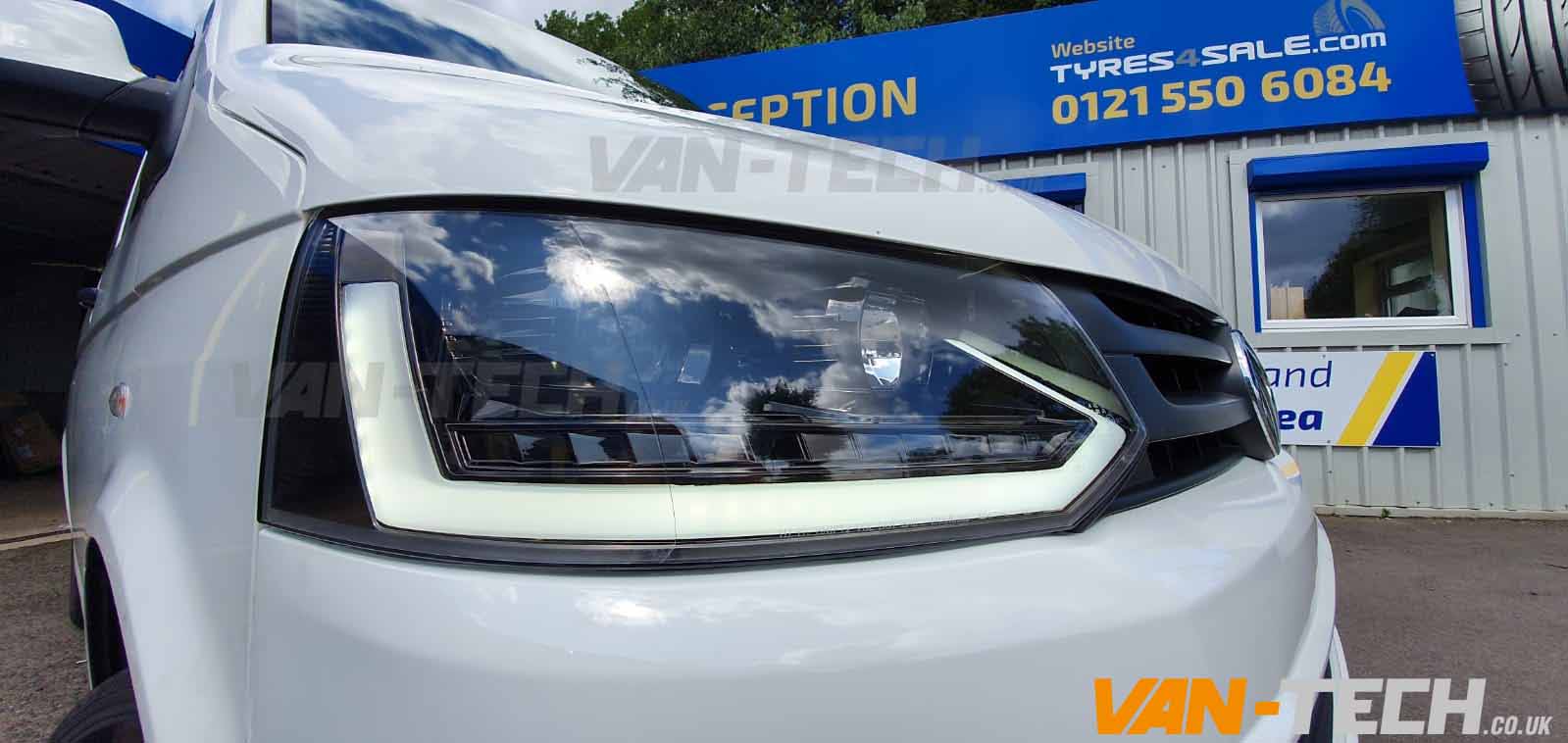 VW-T5.1-Transporter-Upgrade-Parts-and-AccessoriesFront-Bumper-Rear-Bumper-Sportline-Front-Lower-Bumper-Blanking-Inserts-and-a-set-of-new-style-Light-Bar-Headlights-with-Dynamic-Idica-7 VW Transporter T5.1 Light Bar Headlights Dynamic Indicators 2010-2015