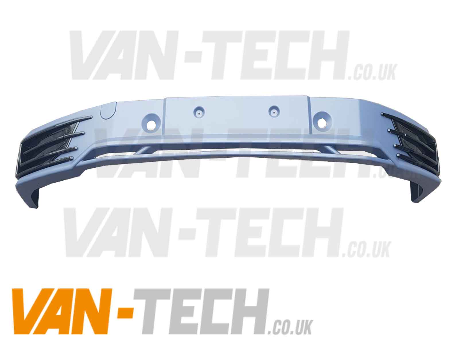 VW-T6-Plastic-front-sportline-lower-bumper-spoiler-copy VW Transporter T6 Sportline Lower Bumper Plastic This VW Transporter T6 Sportline Lower Bumper Plastic has combination of great looks and are made to the highest standard. FREE SHIPPING to most of the UK!! (Scottish Highlands and Northern Ireland not included) VW Transporter T6 Sportline Lower Bumper Plastic Product features: Made from sturdy high quality Plastic Styling finish at fraction of main dealer prices Fantastic look Includes Fog Light Covers We offer a painting and fitting service for the VW Transporter T6 Sportline Style Plastic Front Lower Bumper Spoiler give our fitting centre a call with paint code required for a quote.