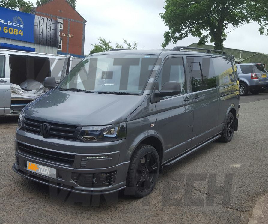VW-Transporter-T5-Light-Bar-replacement-head-Lights-1 VW Transporter T5.1 LED DRL Light Bar Headlights 2010-2015