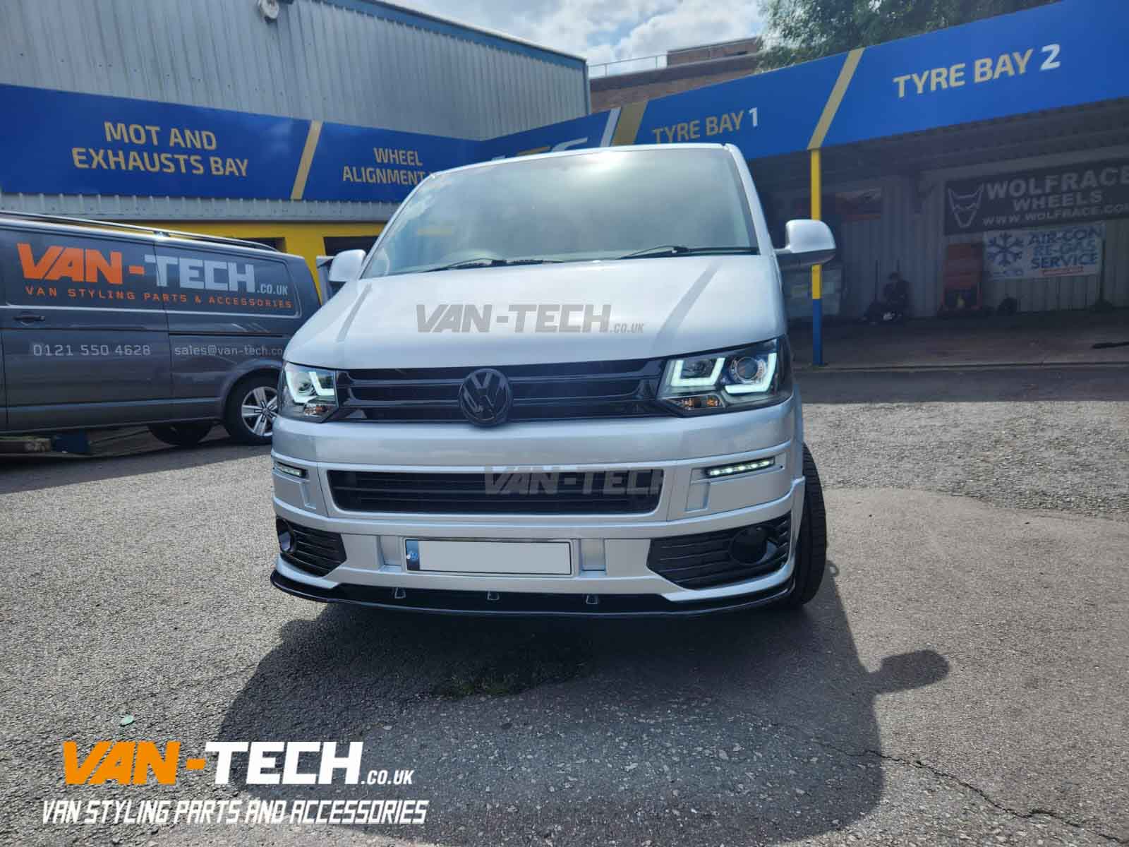 VW-Transporter-T5-to-T5.1-Front-End-Conversion-kit-2 VW Transporter T5.1 LED DRL Light Bar Headlights 2010-2015