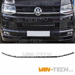 VW Transporter T6 Gloss Black Front Lower Grille Bumper Trim