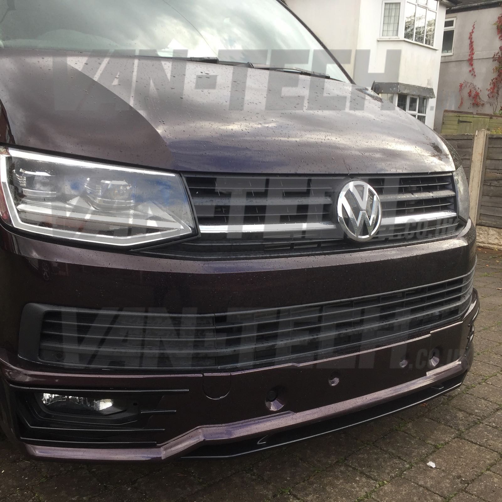 VW-Transporter-T6-Sportline-Bumper-and-fitting-service (1) VW Transporter T6 Sportline Lower Bumper Plastic This VW Transporter T6 Sportline Lower Bumper Plastic has combination of great looks and are made to the highest standard. FREE SHIPPING to most of the UK!! (Scottish Highlands and Northern Ireland not included) VW Transporter T6 Sportline Lower Bumper Plastic Product features: Made from sturdy high quality Plastic Styling finish at fraction of main dealer prices Fantastic look Includes Fog Light Covers We offer a painting and fitting service for the VW Transporter T6 Sportline Style Plastic Front Lower Bumper Spoiler give our fitting centre a call with paint code required for a quote.