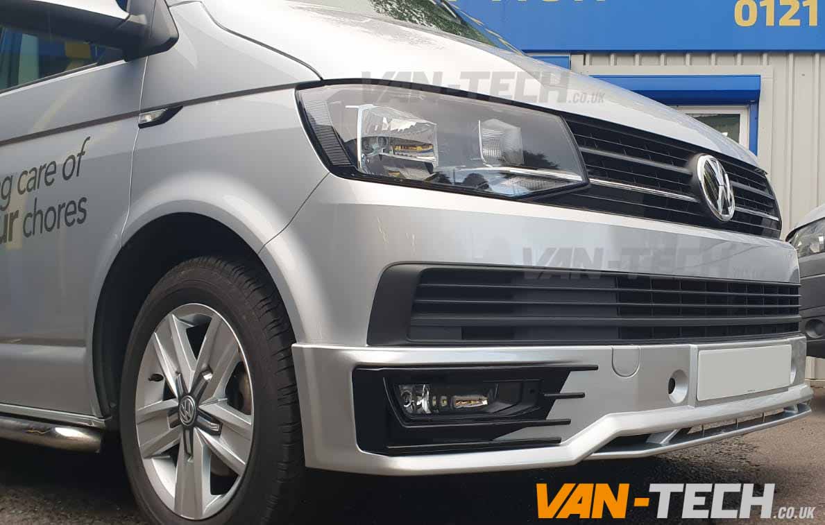 VW-Transporter-T6-Sportline-Lower-Bumper-Plastic-1 VW Transporter T6 Sportline Lower Bumper Plastic This VW Transporter T6 Sportline Lower Bumper Plastic has combination of great looks and are made to the highest standard. FREE SHIPPING to most of the UK!! (Scottish Highlands and Northern Ireland not included) VW Transporter T6 Sportline Lower Bumper Plastic Product features: Made from sturdy high quality Plastic Styling finish at fraction of main dealer prices Fantastic look Includes Fog Light Covers We offer a painting and fitting service for the VW Transporter T6 Sportline Style Plastic Front Lower Bumper Spoiler give our fitting centre a call with paint code required for a quote.