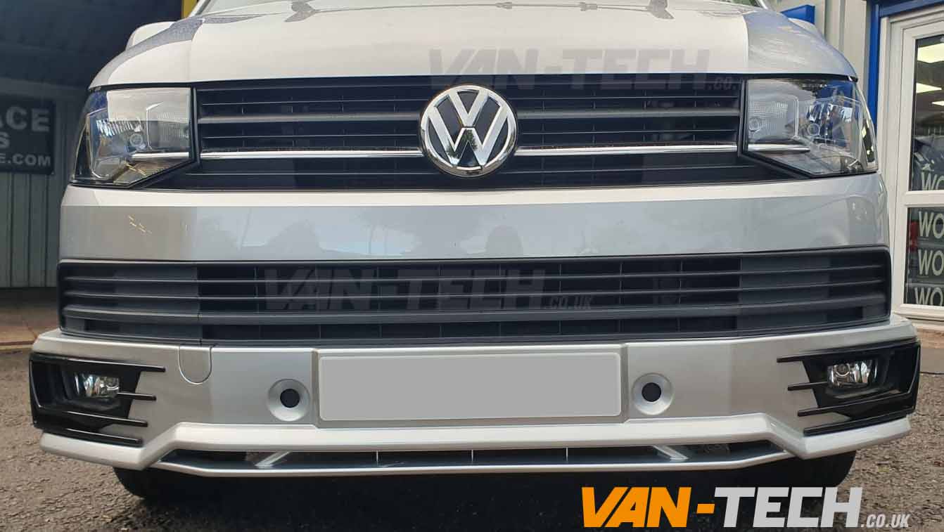 VW-Transporter-T6-Sportline-Lower-Bumper-Plastic-3 VW Transporter T6 Sportline Lower Bumper Plastic This VW Transporter T6 Sportline Lower Bumper Plastic has combination of great looks and are made to the highest standard. FREE SHIPPING to most of the UK!! (Scottish Highlands and Northern Ireland not included) VW Transporter T6 Sportline Lower Bumper Plastic Product features: Made from sturdy high quality Plastic Styling finish at fraction of main dealer prices Fantastic look Includes Fog Light Covers We offer a painting and fitting service for the VW Transporter T6 Sportline Style Plastic Front Lower Bumper Spoiler give our fitting centre a call with paint code required for a quote.