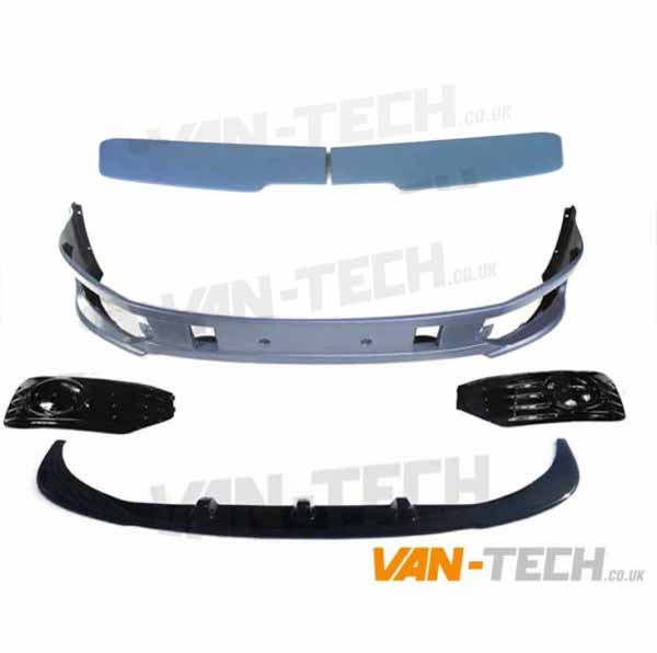 VW-t5-.1-transporter-sportline-splitter-and-spoiler-barn-door VW T5.1 Sportline Bumper, Splitter and Barn Door Spoiler LTC Tyres