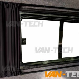 VW T5 T5.1 Blackout Interior Curtain SWB and LWB Rear Quarter